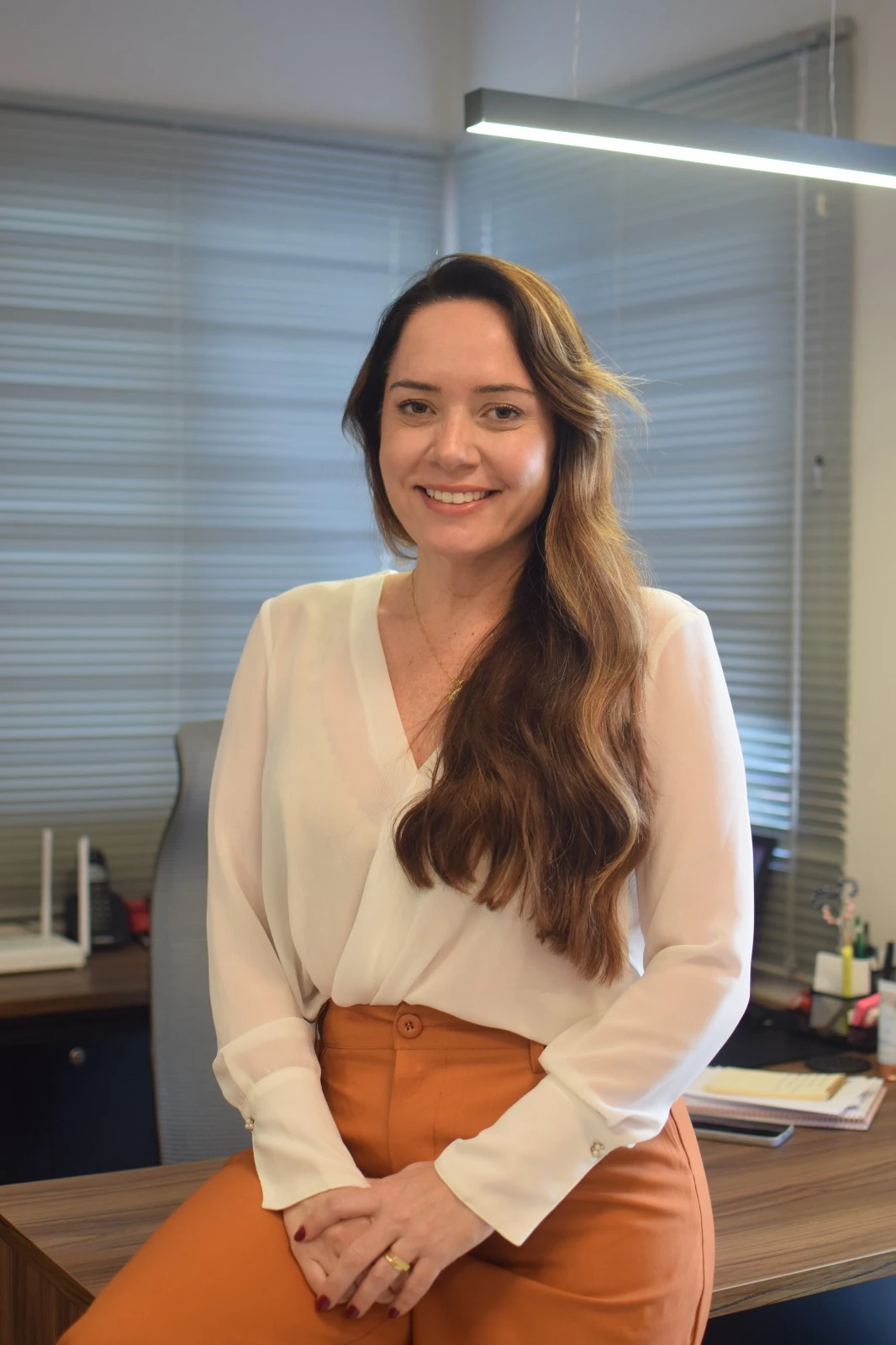 Retrato oficial de Mariana Goulart da Silva Ghizoni, Diretora Administrativa